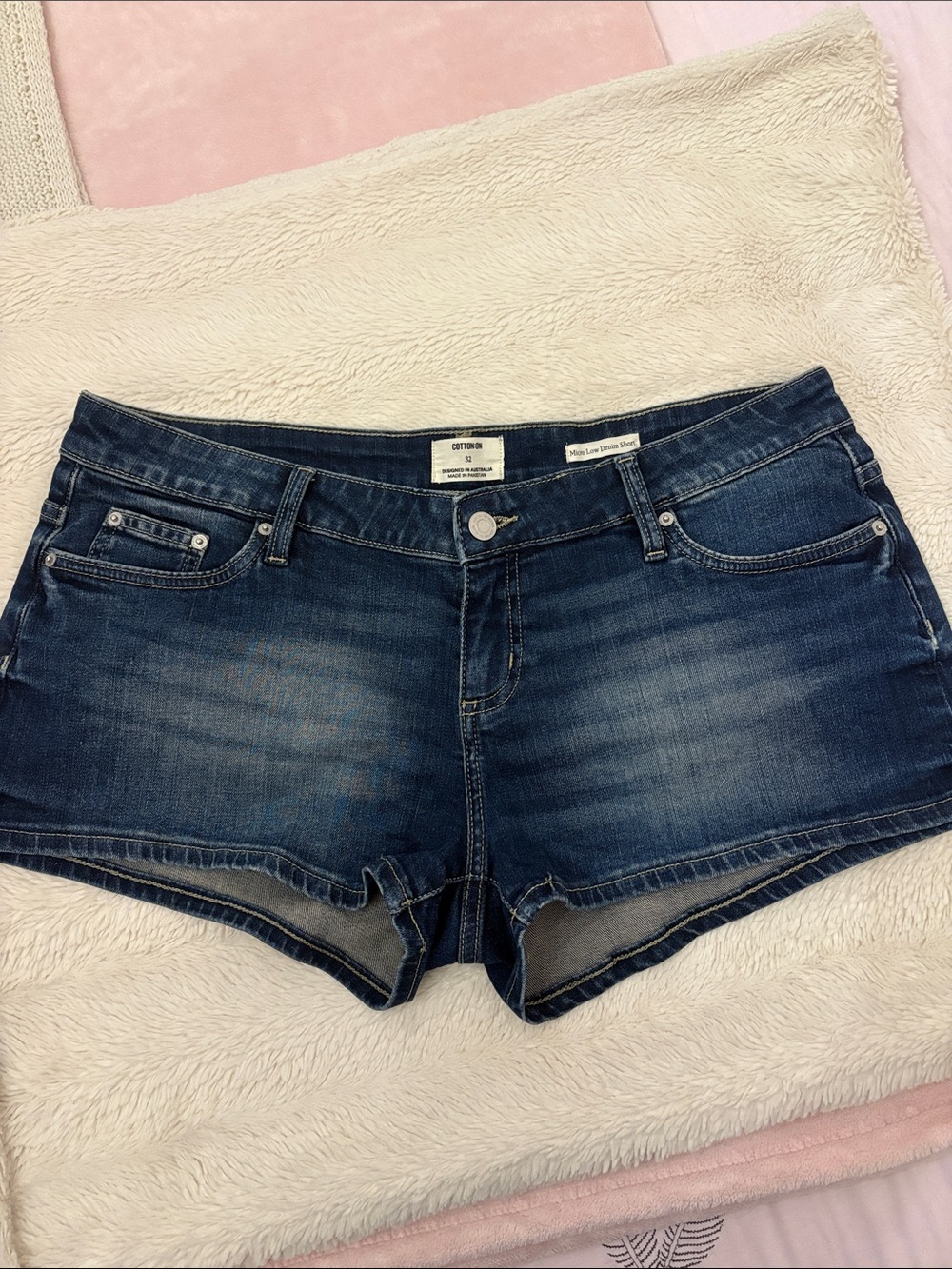 Dark Wash Denim Women’s Shorts from Cotton On